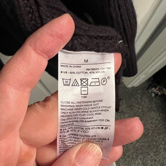 Black Cardigan Sweater - Picture 3 of 3